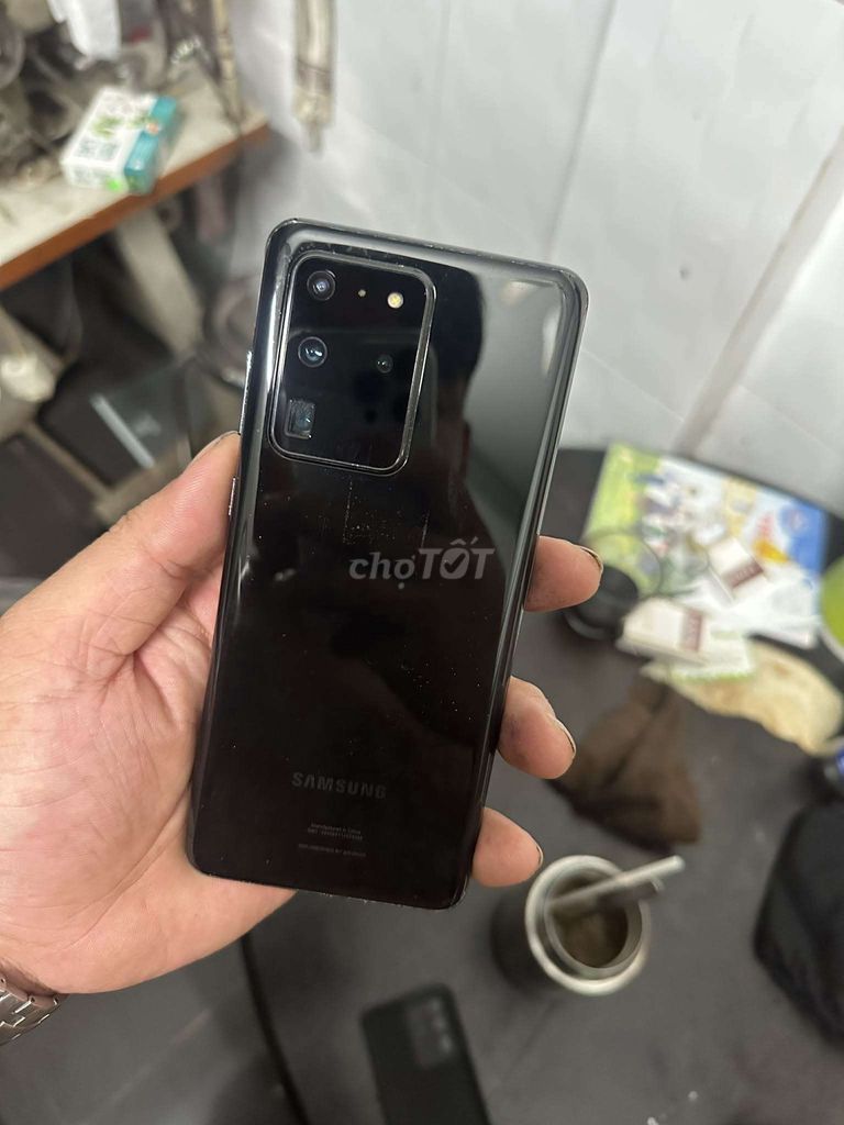 Samsung Galaxy S20 Ultra 5G Đen 12/128GB. Mua bán Điện thoại tại Huyện Mỏ Cày Nam Bến Tre được đăng bởi abu hình 1