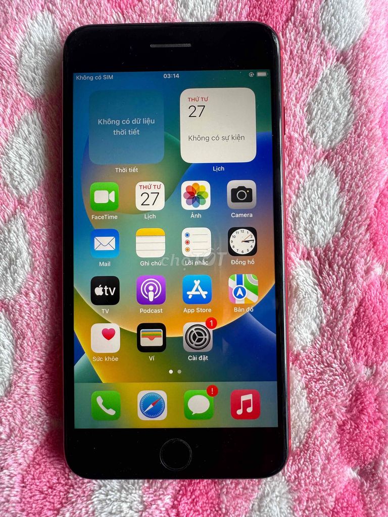 Apple iPhone 8 plus 64GB Đỏ quốc tế zin. Mua bán Điện thoại tại Quận Ninh Kiều Cần Thơ được đăng bởi An Tân store hình 1