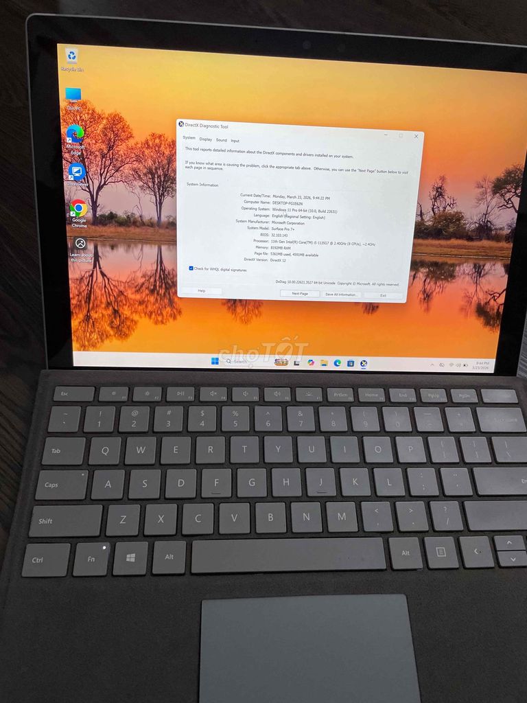 Microsoft Surface Pro 7+ 8GB/256GB Bạc. Mua bán Máy tính bảng tại Quận Tân Bình Tp Hồ Chí Minh được đăng bởi bích tuyền hình 1