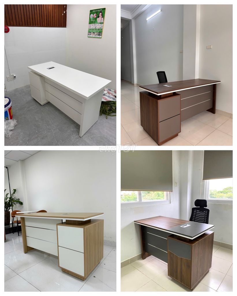 bàn hộc kéo, bàn giám đốc 1 tủ, bàn gỗ làm việc . Mua bán Bàn ghế tại Thành phố Thủ Đức Tp Hồ Chí Minh được đăng bởi NT Hoàng Kim hình 1