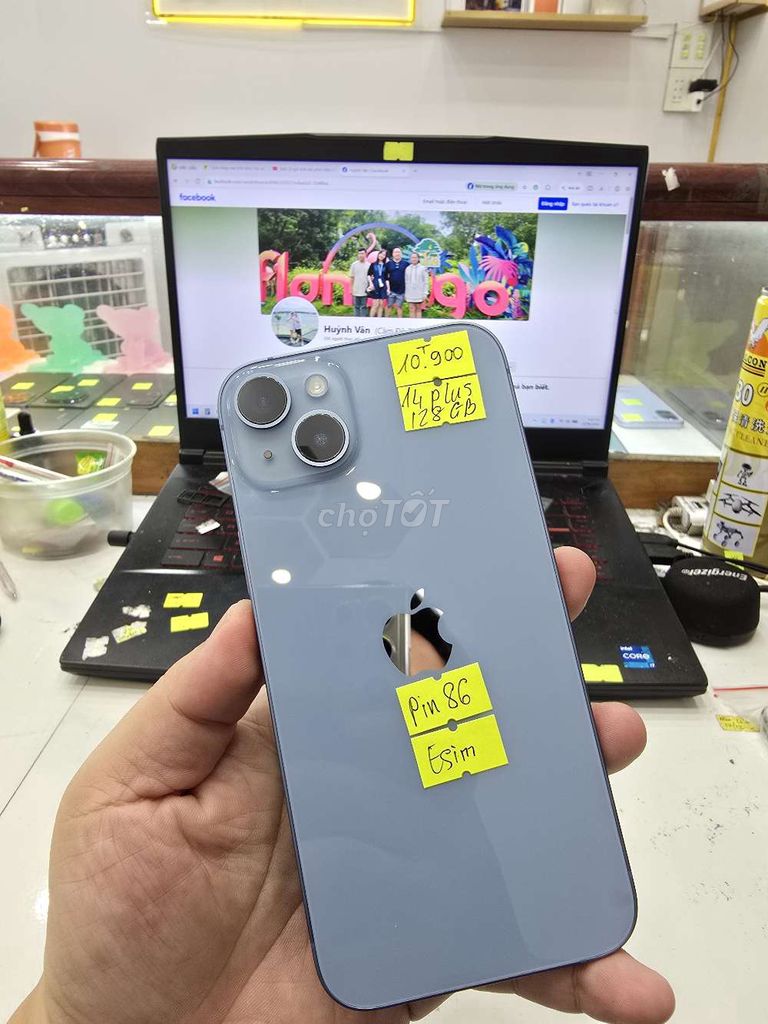 iPhone 14 Plus 128GB . Mua bán Điện thoại tại Thành phố Long Xuyên An Giang được đăng bởi Facebook Cầm Đồ Thúy Vân hình 1