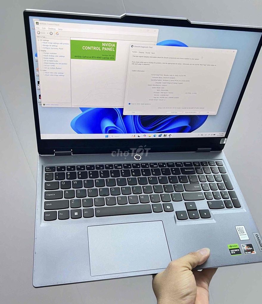 Lenovo LOQ 15ARP9 Ryzen 7 RTX 4060 16GB/512GB 15.6. Mua bán Laptop tại Quận Đống Đa Hà Nội được đăng bởi Junioor Computer hình 1
