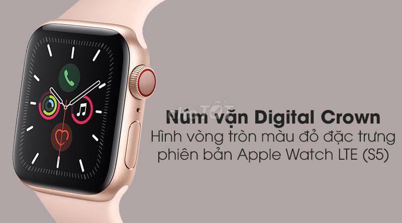 Apple Watch Gen 5 Vàng hồng. Mua bán Thiết bị đeo thông minh tại Quận 4 Tp Hồ Chí Minh được đăng bởi Phan Tuan hình 1
