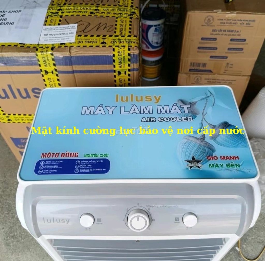 Quạt hơi nước 45 lít Lulusy 45A + tặng 2 đá khô