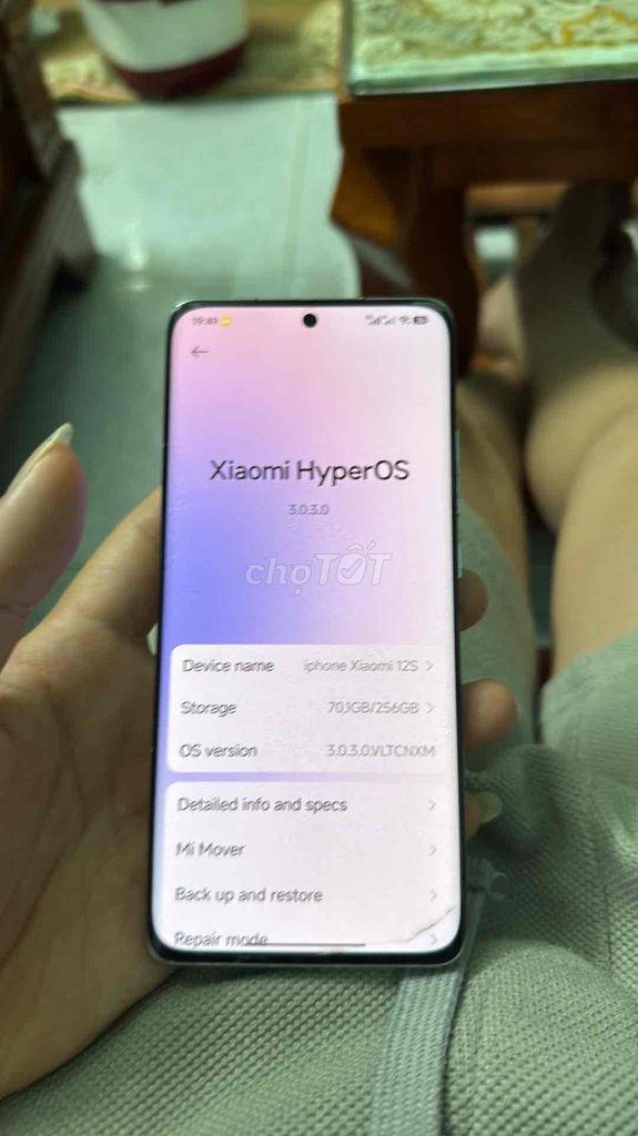 Xiaomi 12S 8GB/256GB Xám. Mua bán Điện thoại tại Huyện Thuận Thành Bắc Ninh được đăng bởi Huyền hình 1