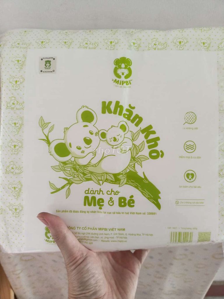 Thanh lý khăn khô đa năng mippi 600gr