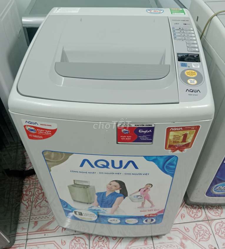 Aqua 7kg cửa trên giặt êm vắt ráo. Mua bán Máy giặt tại Quận 5 Tp Hồ Chí Minh được đăng bởi Anh Đào hình 1