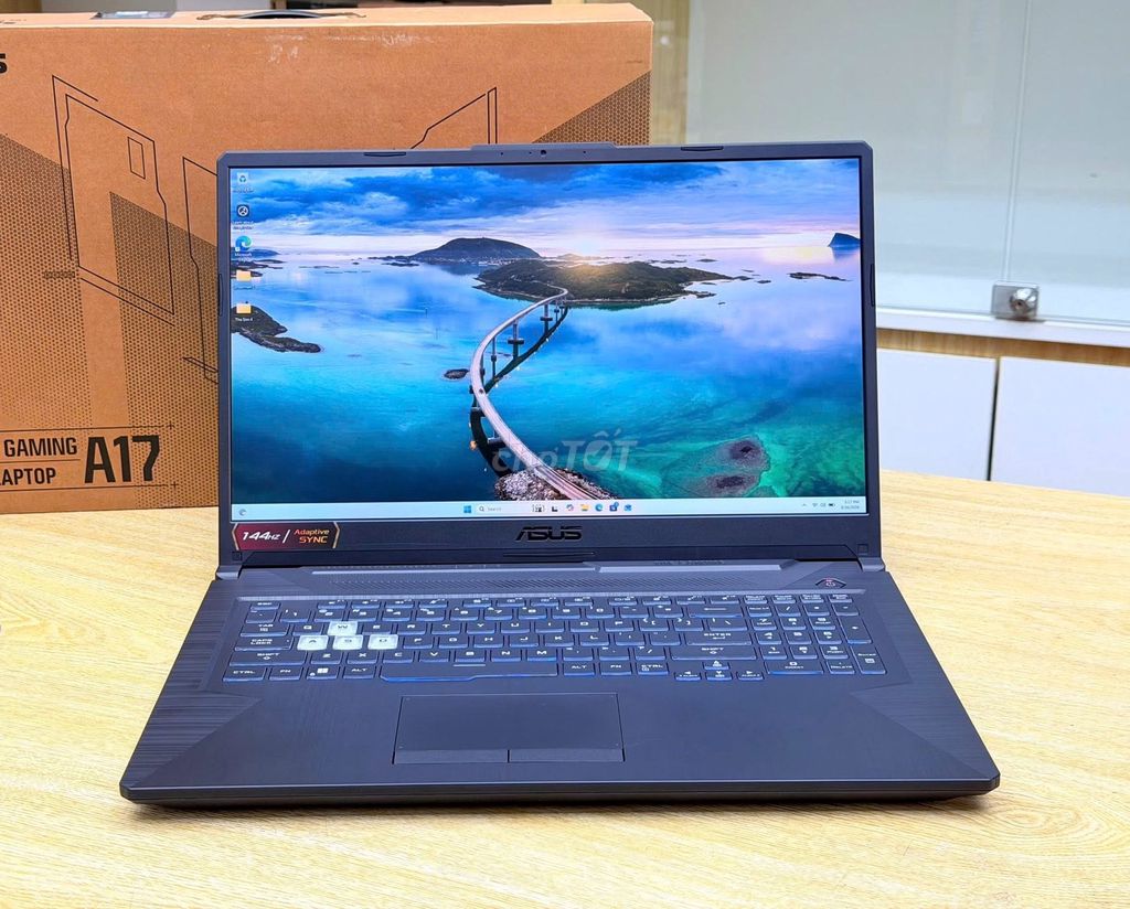 Asus TUF A17: R5 4600H/GTX 1650Ti/Màn 17.3". Mua bán Laptop tại Quận Hải Châu Đà Nẵng được đăng bởi TTCenter 484 NÚI THÀNH hình 1