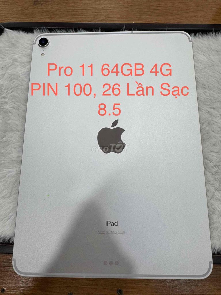 Apple iPad Pro 11 64GB Bạc. Mua bán Máy tính bảng tại Thị xã Bình Minh Vĩnh Long được đăng bởi Minh mobile hình 1