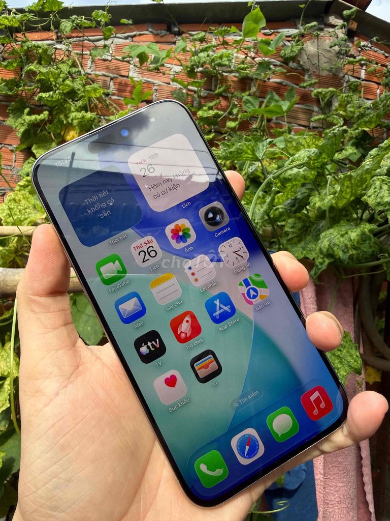 Apple iPhone 15 Pro Max 256GB Xám đẹp kenh full. Mua bán Điện thoại tại Quận Ninh Kiều Cần Thơ được đăng bởi trà văn lâm hình 1
