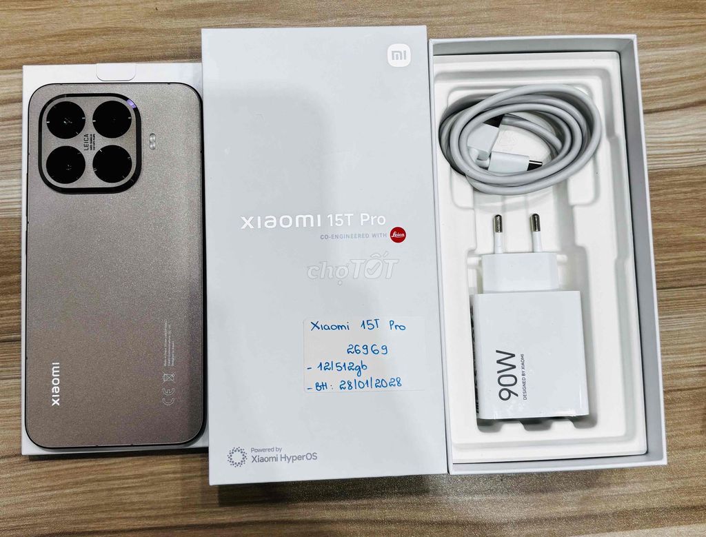 Xiaomi 15T Pro 512GB Vàng Đã sử dụng. Mua bán Điện thoại tại Quận 10 Tp Hồ Chí Minh được đăng bởi Yến Yến hình 1