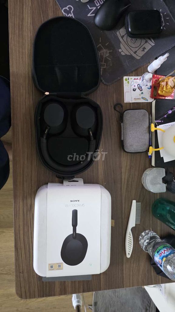Tai nghe chụp tai Sony WH-1000XM5 Đen fullbox. Mua bán Thiết bị đeo thông minh tại Quận Đống Đa Hà Nội được đăng bởi Hoang An hình 1