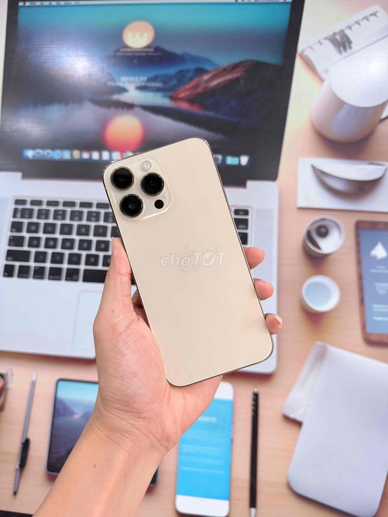 Apple iPhone 14 Pro Max 256GB Vàng. Mua bán Điện thoại tại Huyện Châu Đức Bà Rịa - Vũng Tàu được đăng bởi Lê Quang Sáng hình 1