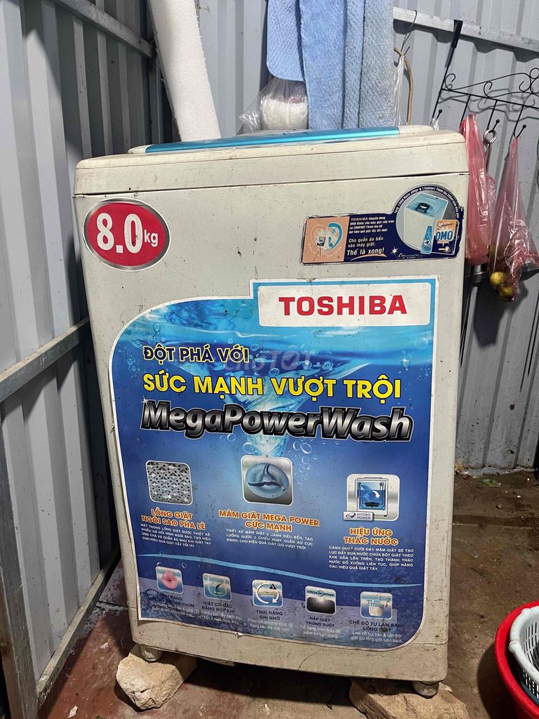 Máy giặt Toshiba 8.0kg cũ 99%. Mua bán Máy giặt tại Quận Hà Đông Hà Nội được đăng bởi Lưu Thu Huyền hình 1