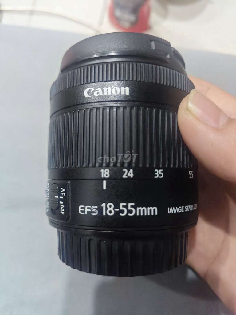 Ống kính Canon EF-S 18-55mm Đen Mới 99%. Mua bán Máy ảnh, Máy quay tại Quận Ninh Kiều Cần Thơ được đăng bởi Nguyễn Vũ Cường  hình 1