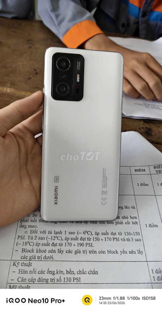 cần giao lưu Mi 11T Pro 12/256GB trắng. Mua bán Điện thoại tại Thành phố Long Xuyên An Giang được đăng bởi Thành Tuấn hình 1