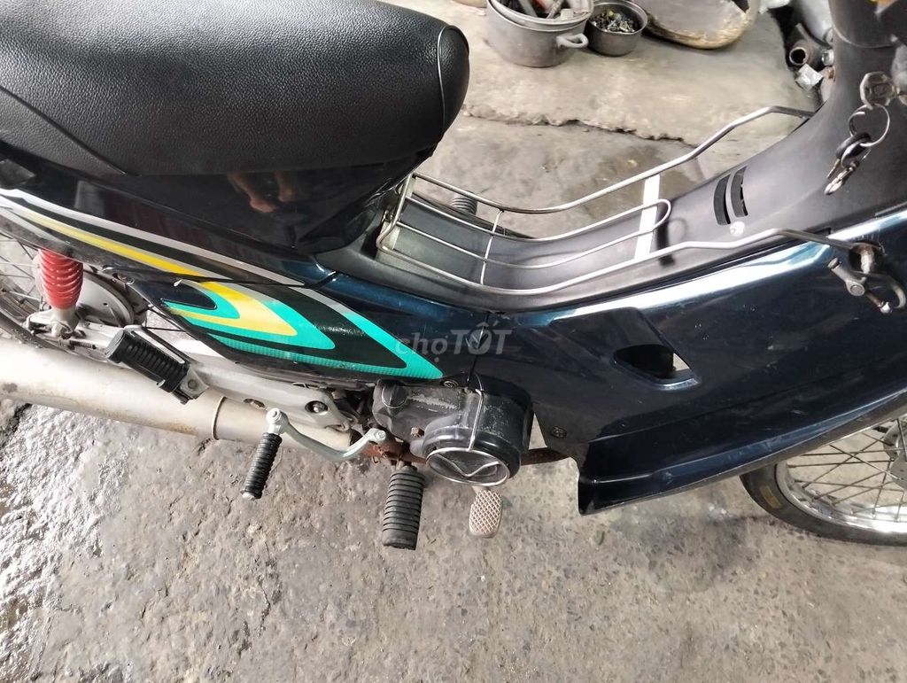 Honda Wave Alpha, сине-черная, корейская сборка