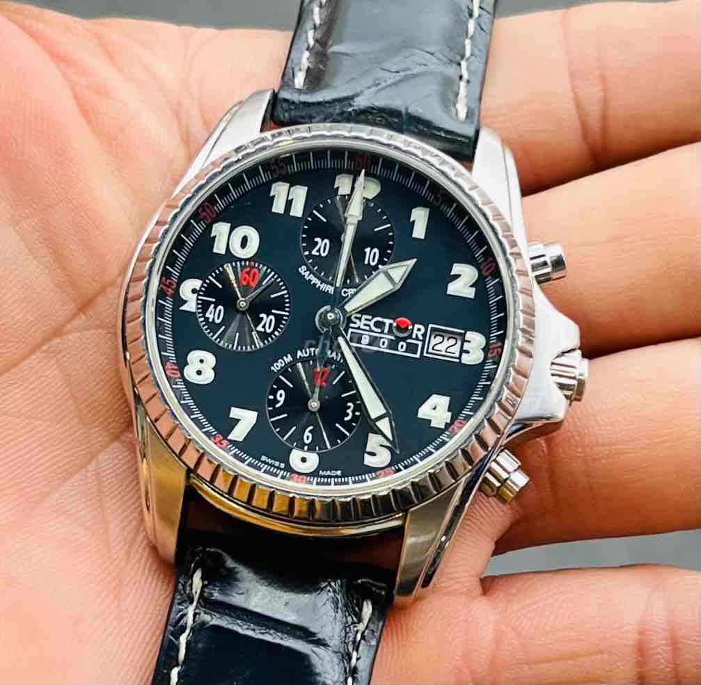 Sector 900 Chronograph Nam Thụy Sỹ. Mua bán Đồng hồ tại Quận Phú Nhuận Tp Hồ Chí Minh được đăng bởi Nguyễn Lê Đông hình 1