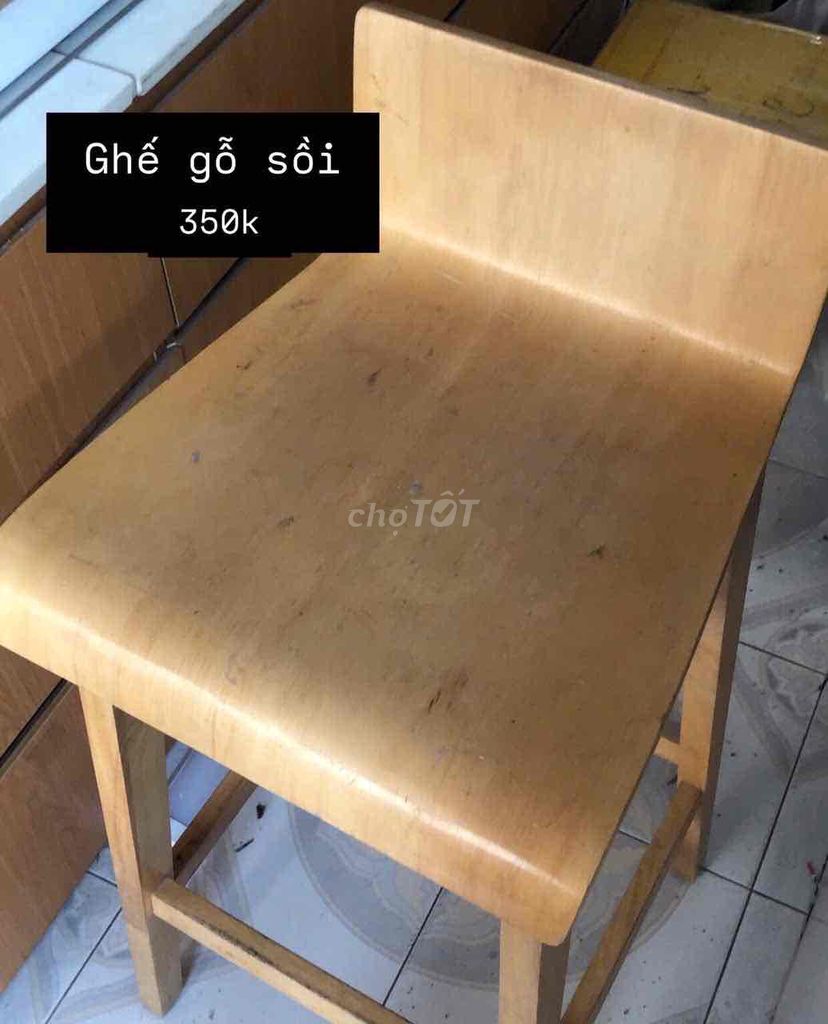 Ghế bar Gỗ sồi Nâu gỗ. Mua bán Bàn ghế tại Quận 1 Tp Hồ Chí Minh được đăng bởi Anh Đỗ hình 1