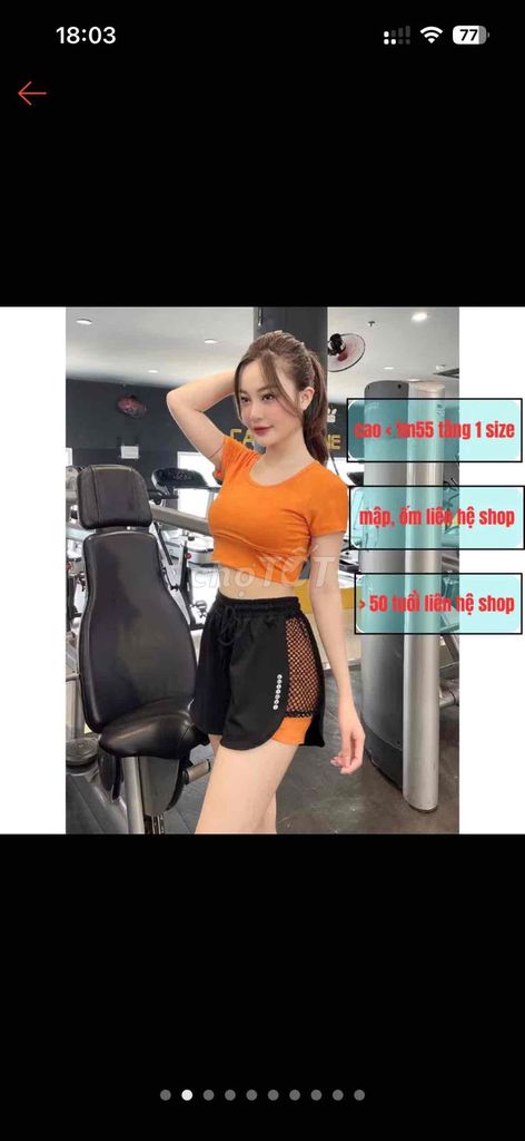 combo hai bộ tập gym size s  và đoi giày 120k mới. Mua bán Giày dép tại Thị xã Tân Uyên Bình Dương được đăng bởi thắm phạm hình 1