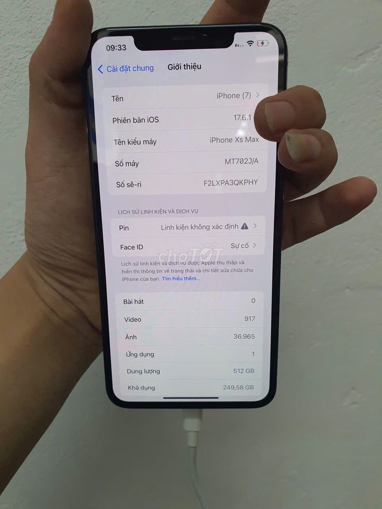 iPhone XS Max 512GB Vàng. Mua bán Điện thoại tại Huyện Đông Anh Hà Nội được đăng bởi keig ngo hình 1