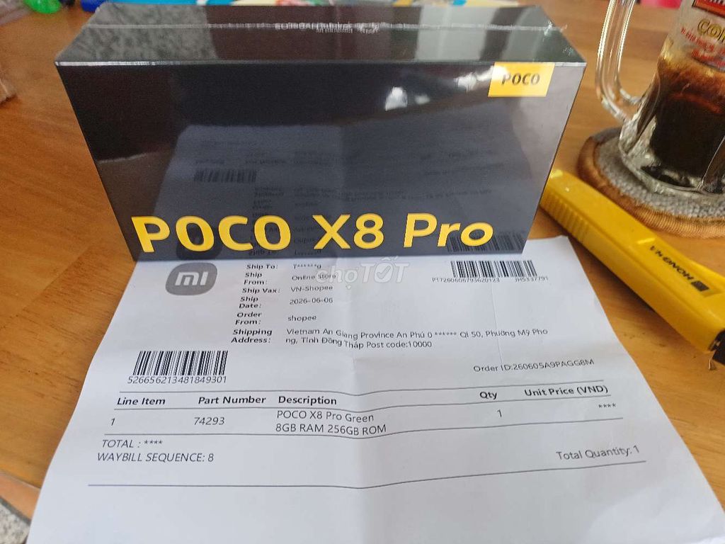 POCO X8 Pro 256GB Xanh. Mua bán Điện thoại tại Thành phố Mỹ Tho Tiền Giang được đăng bởi Chuối hình 1