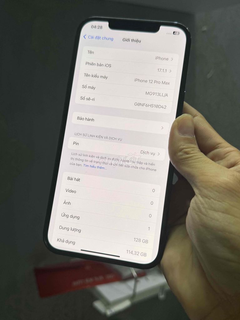 iphone 12 pro max 128Gb đẹp zin