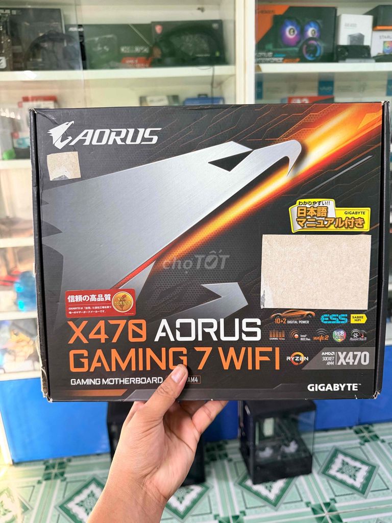 Main X470 Aorus Gaming 7 Wifi+ Ryzen 5 5600X. Mua bán Linh kiện (RAM, Card...) tại Quận Cái Răng Cần Thơ được đăng bởi GAMESTORE 1992 hình 1