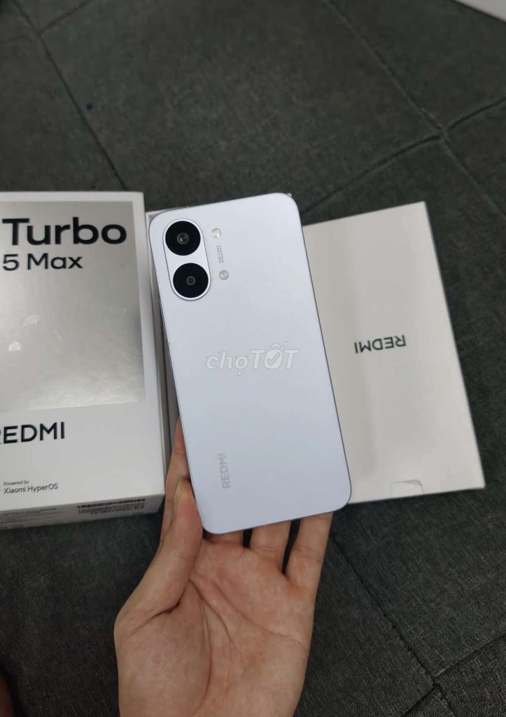 Turbo 5 Max 12/256 Fullbox, Pin 9000mAh, Đẹp Keng. Mua bán Điện thoại tại Quận Tân Bình Tp Hồ Chí Minh được đăng bởi Kiên Android Shop hình 1