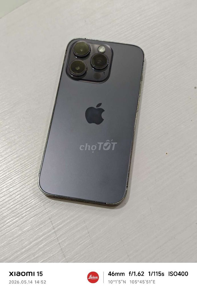 Apple iPhone 14 Pro 256GB Quốc tế 98% 2 Sim Vật Lý. Mua bán Điện thoại tại Quận Cái Răng Cần Thơ được đăng bởi Ngân Long Trung hình 1