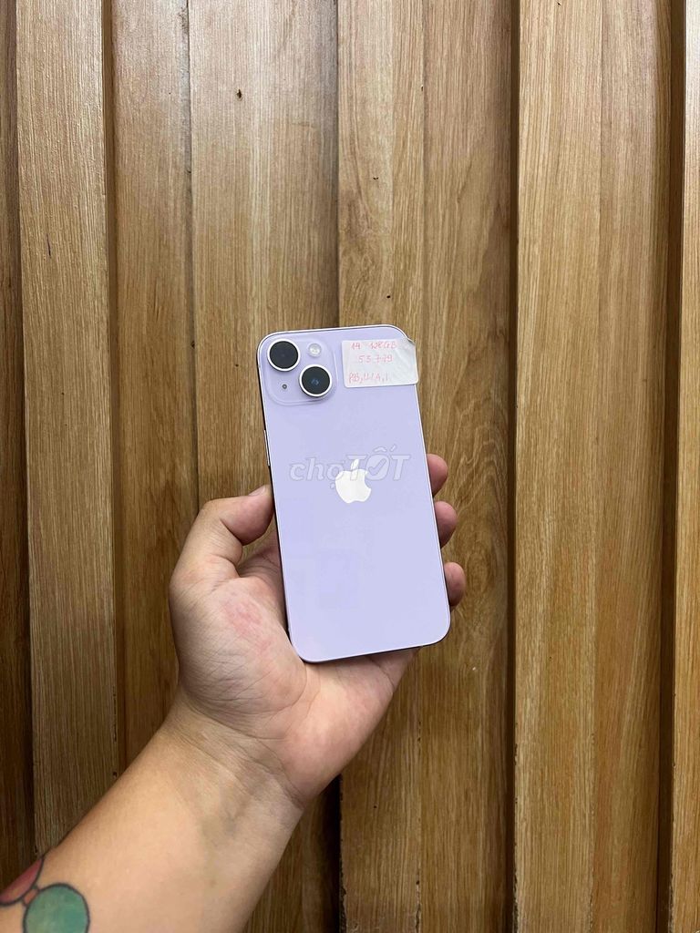 Apple iPhone 14 128GB Tím 92%. Mua bán Điện thoại tại Quận Đống Đa Hà Nội được đăng bởi  HT Mobie Trả góp nợ xáu bao duyệt hình 1
