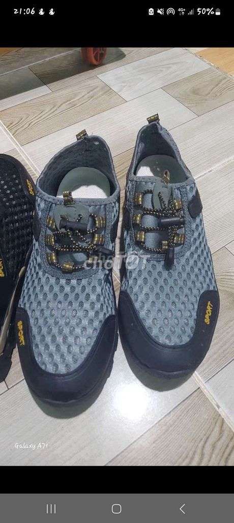 Giày thể thao Vải lưới Đen xám Size 41. Mua bán Giày dép tại Thành phố Thuận An Bình Dương được đăng bởi huy dũng hình 1