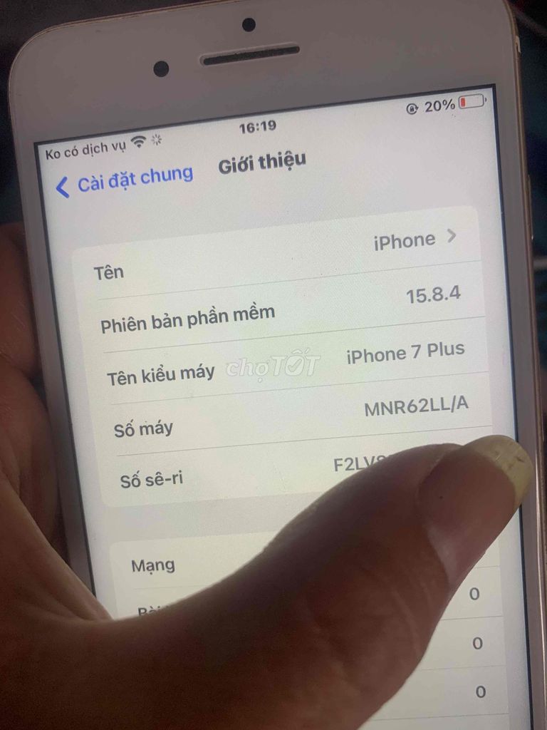 Apple iPhone 7 Plus Vàng Đã sử dụng. Mua bán Điện thoại tại Thành phố Tuy Hòa Phú Yên được đăng bởi tam hình 1