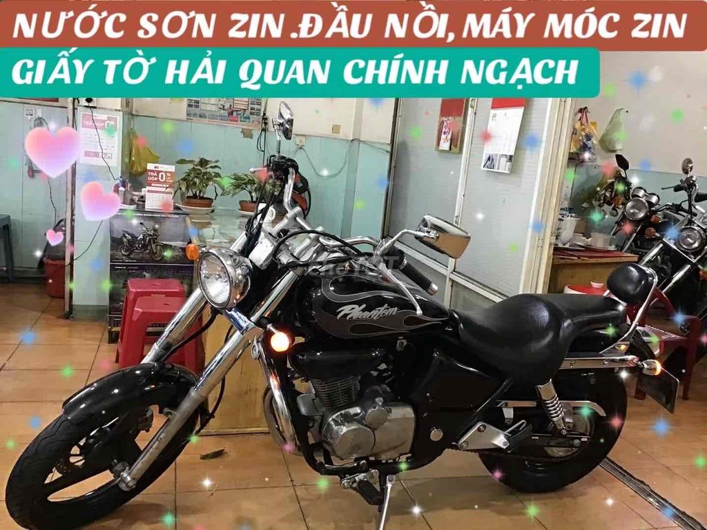 PHANTOM 200.HONDA NHẬT.SX 2008.ODO 10K.MÁY MÓC ZIN. Mua bán Xe máy tại Quận Phú Nhuận Tp Hồ Chí Minh được đăng bởi MOTO LUU THANH HAI  77A hình 3