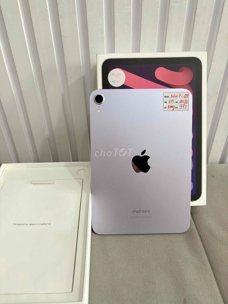 iPad mini 7 128GB Tím Mua Tgdd Fullbox Bh 10/2026. Mua bán Máy tính bảng tại  Hà Nội được đăng bởi Quý Hoàng hình 1