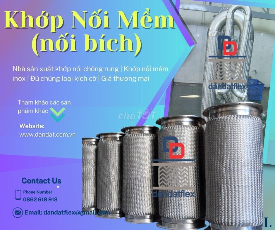 Khớp Nối Mềm Chống Rung Dùng Trong Công Nghiệp