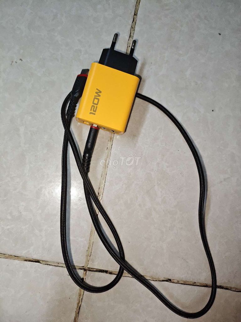 Sạc MOZI 120W Vàng Đã Sử Dụng. Mua bán Phụ kiện (Màn hình, Chuột...) tại Huyện Lai Vung Đồng Tháp được đăng bởi Nhật Phong hình 1