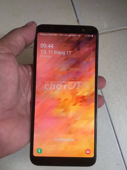 Samsung A6+ 4GB/32GB Vàng Màn hình nứt. Mua bán Điện thoại tại Quận Tân Phú Tp Hồ Chí Minh được đăng bởi Hội Đồ Điện Tử hình 1