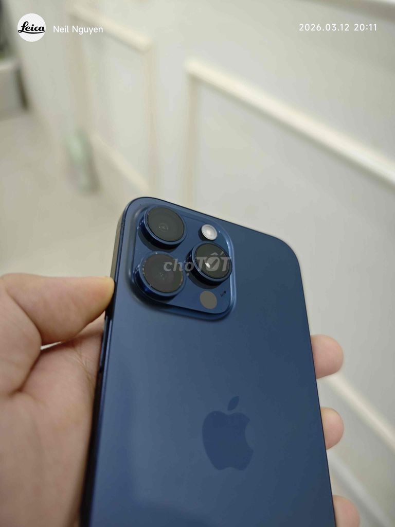 Apple iPhone 15 Pro Max 256GB Xanh. Mua bán Điện thoại tại Huyện Hòa Vang Đà Nẵng được đăng bởi Tam Nguyen hình 1
