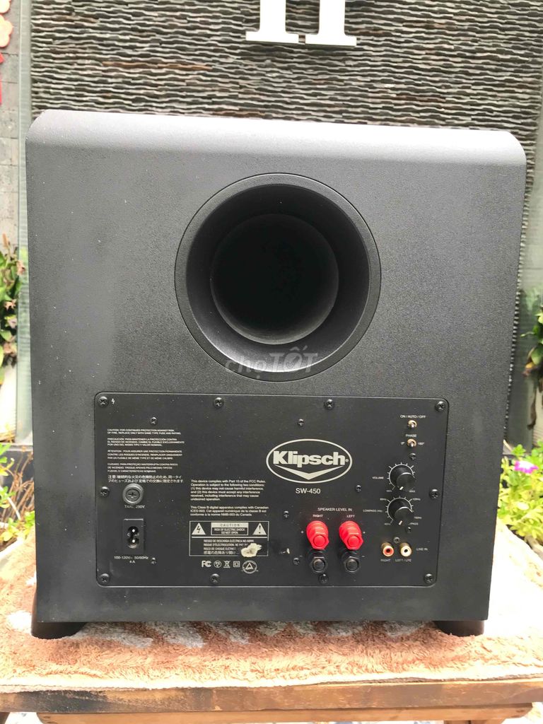 Loa Sub Klipsch SW-450 hàng cont Mỹ zin bass 25.