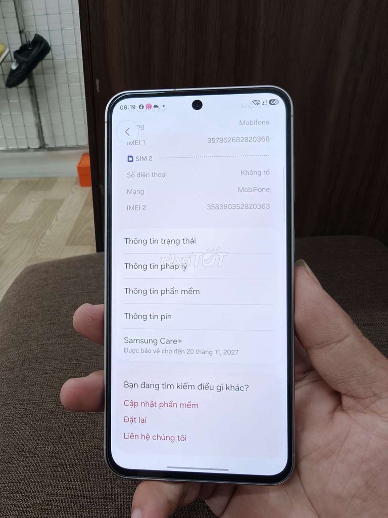 Samsung A56 Trắng Đã sử dụng. Mua bán Điện thoại tại Quận Hoàn Kiếm Hà Nội được đăng bởi phan hoà hình 1