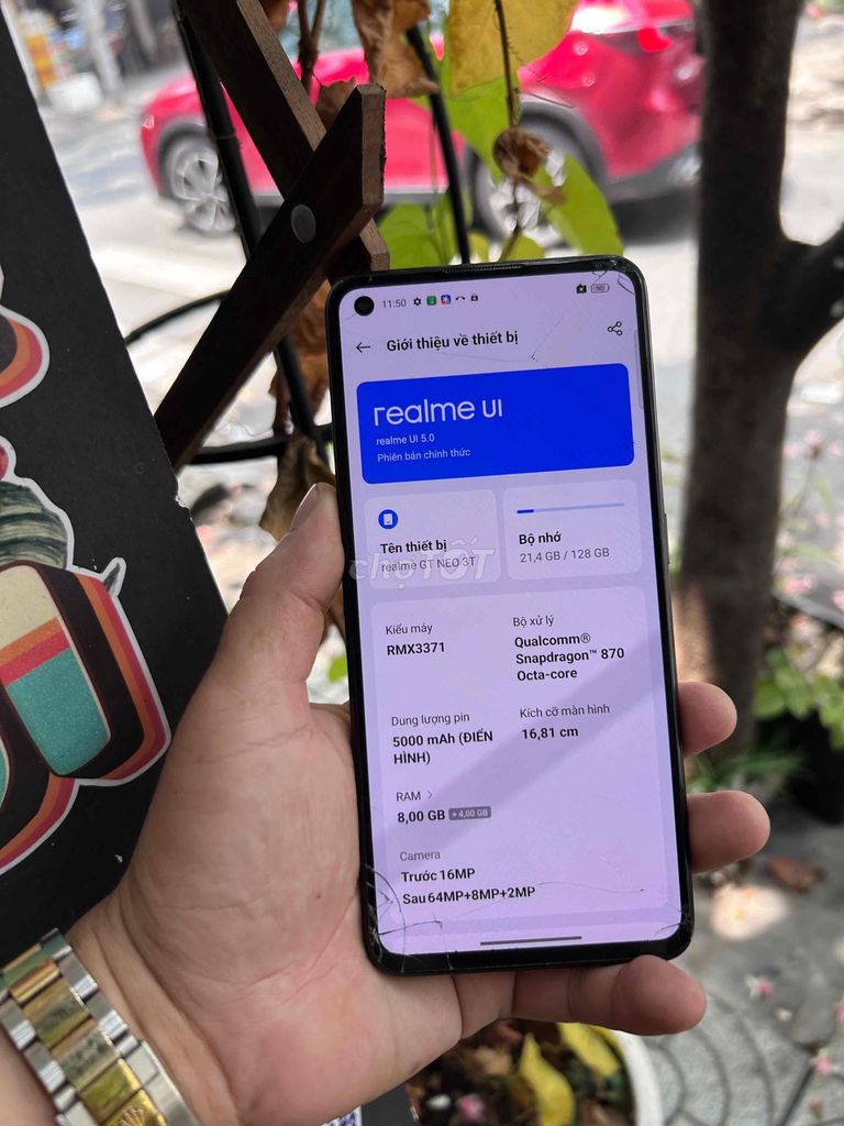 Realme GT Neo 3T chip 870(128GB )Vàng gl. Mua bán Điện thoại tại Quận Tân Phú Tp Hồ Chí Minh được đăng bởi nguyen son  hình 1