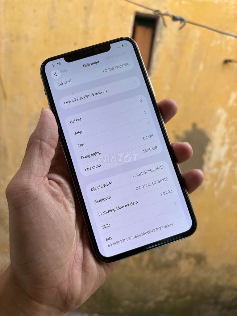 iPhone 11 Pro Max 64GB Bạc. Mua bán Điện thoại tại Thành phố Mỹ Tho Tiền Giang được đăng bởi Quan Nguyễn  hình 1
