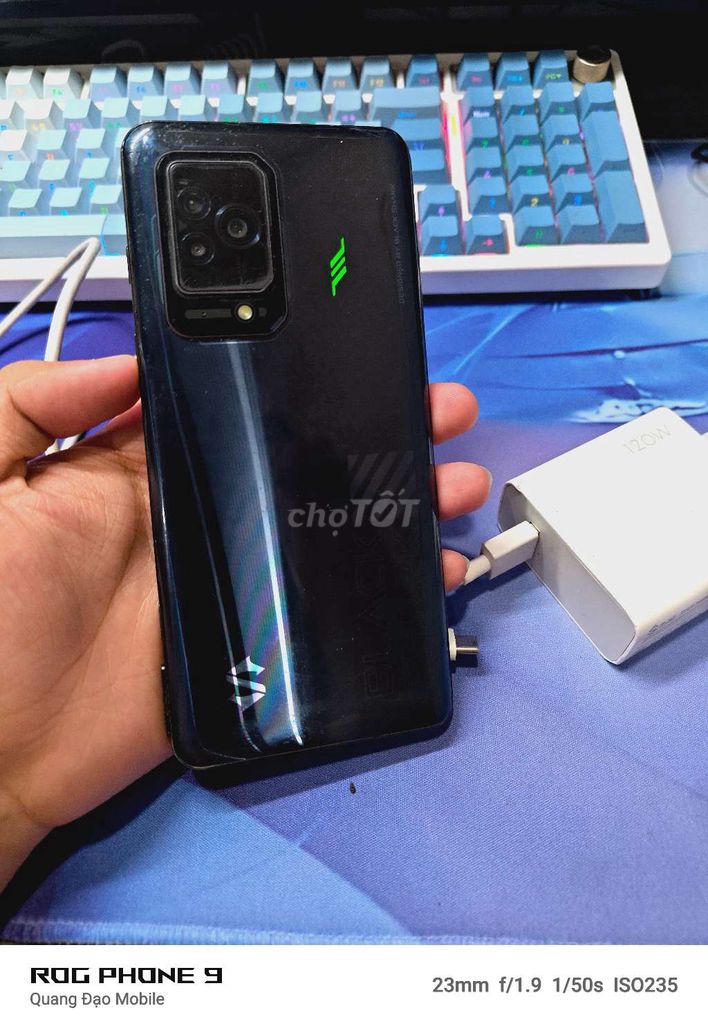 Black Shark 5 bản chuẩn Qte 8-128 kèm sạc 120w. Mua bán Điện thoại tại Quận Hà Đông Hà Nội được đăng bởi Đạo Nguyễn hình 1