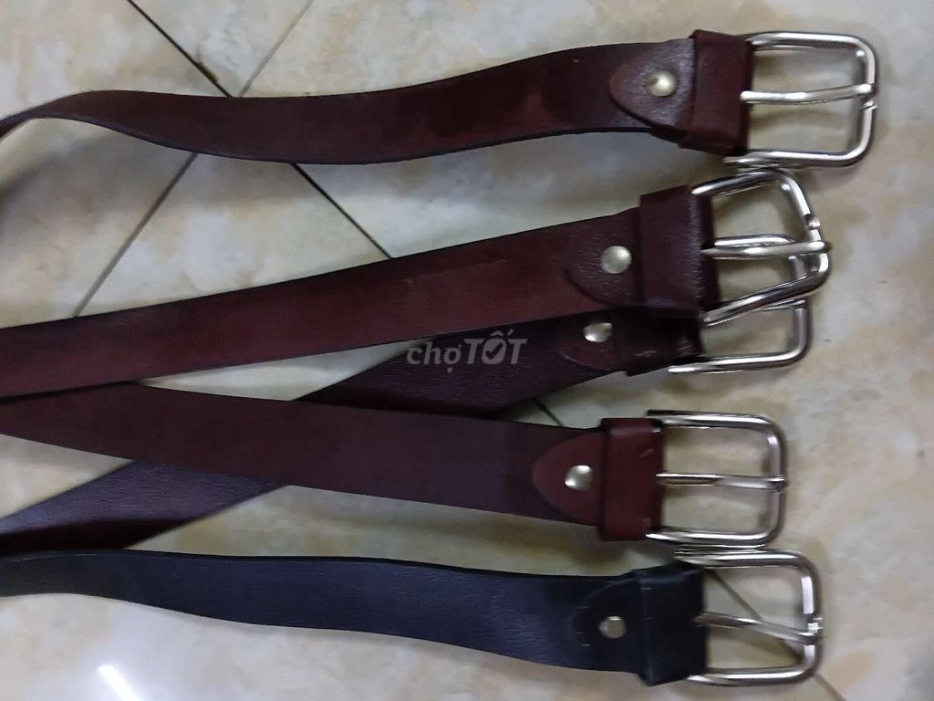 sale Dây nịt da bò 1 lớp + đầu inox 304 (300k/5). Mua bán Phụ kiện thời trang khác tại Quận 6 Tp Hồ Chí Minh được đăng bởi Đồ thanh lý hình 1
