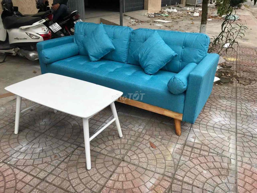 SOFA VẢI + 2 GỐI ÔM + 2 GỐI NẰM