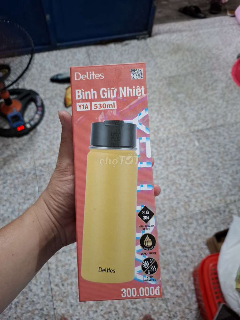 Bình giữ nhiệt Delites Y1A Vàng. Mua bán Dụng cụ nhà bếp tại Thành phố Thủ Dầu Một Bình Dương được đăng bởi tân hình 1