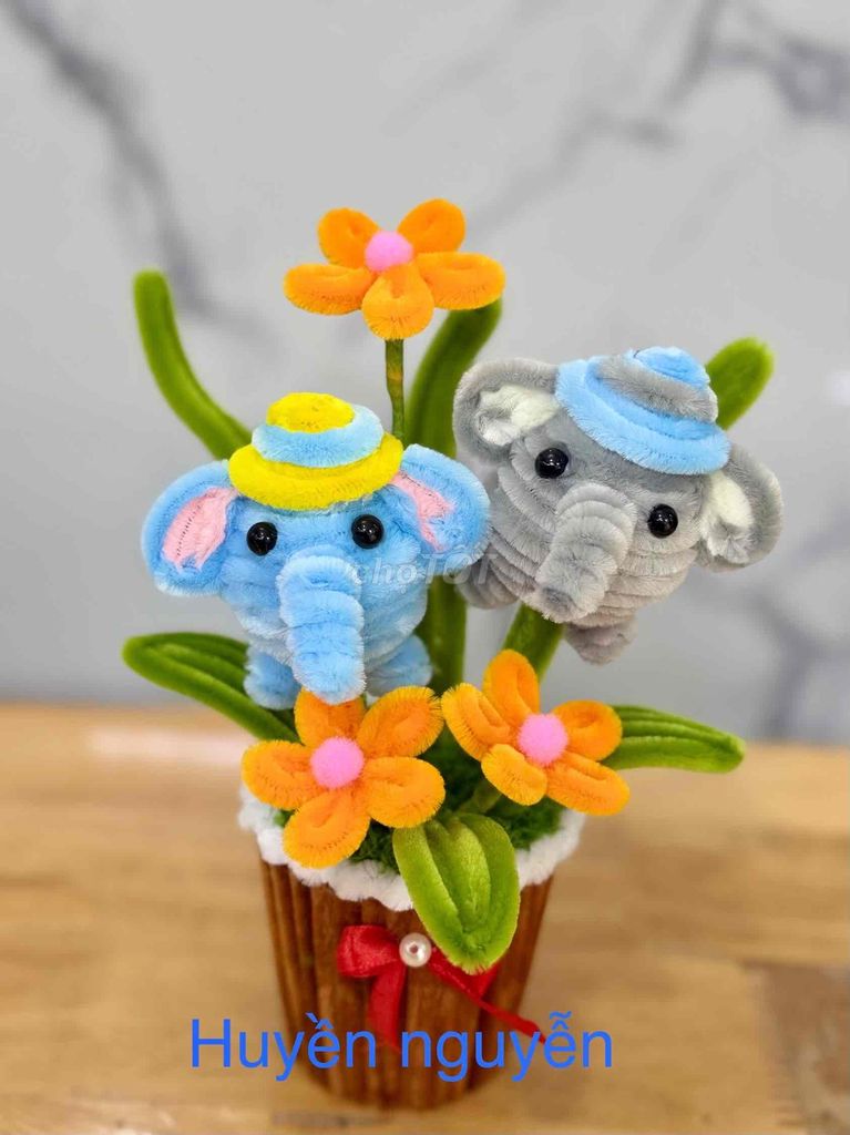 chậu voi kẽm nhung  dễ thương. Mua bán Cây cảnh, đồ trang trí tại Quận 5 Tp Hồ Chí Minh được đăng bởi Nguyễn Thị Thu Huyền hình 1