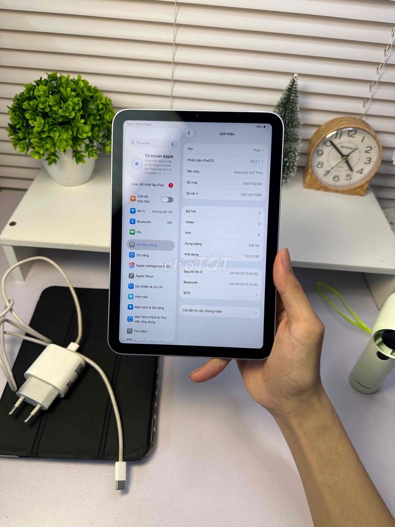 Apple iPad mini (A17 Pro) 128GB Xanh. Mua bán Máy tính bảng tại Quận 4 Tp Hồ Chí Minh được đăng bởi NTT hình 1