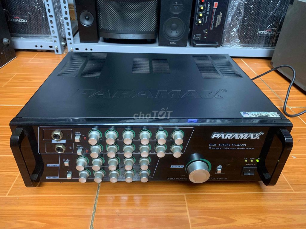 Amply karaoke Paramax SA-888 Piano Đen. Mua bán Tivi, Âm thanh tại Huyện Đông Anh Hà Nội được đăng bởi Điện Tử Huy Tùng hình 1